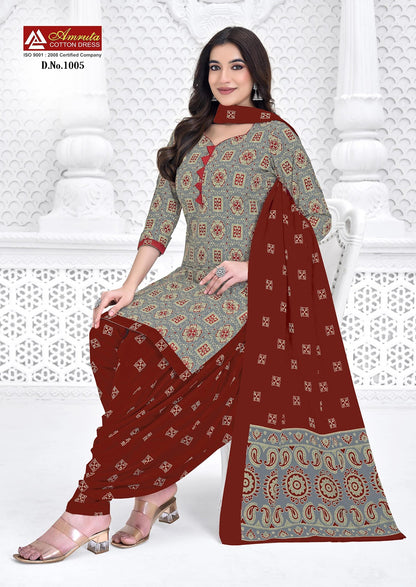 Kaveri Vol 1 Amruta Cotton Patiyala Style Suits Supplier Gujarat