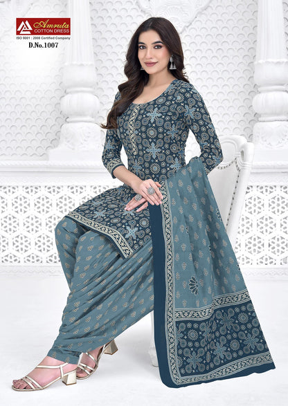 Kaveri Vol 1 Amruta Cotton Patiyala Style Suits Supplier Gujarat