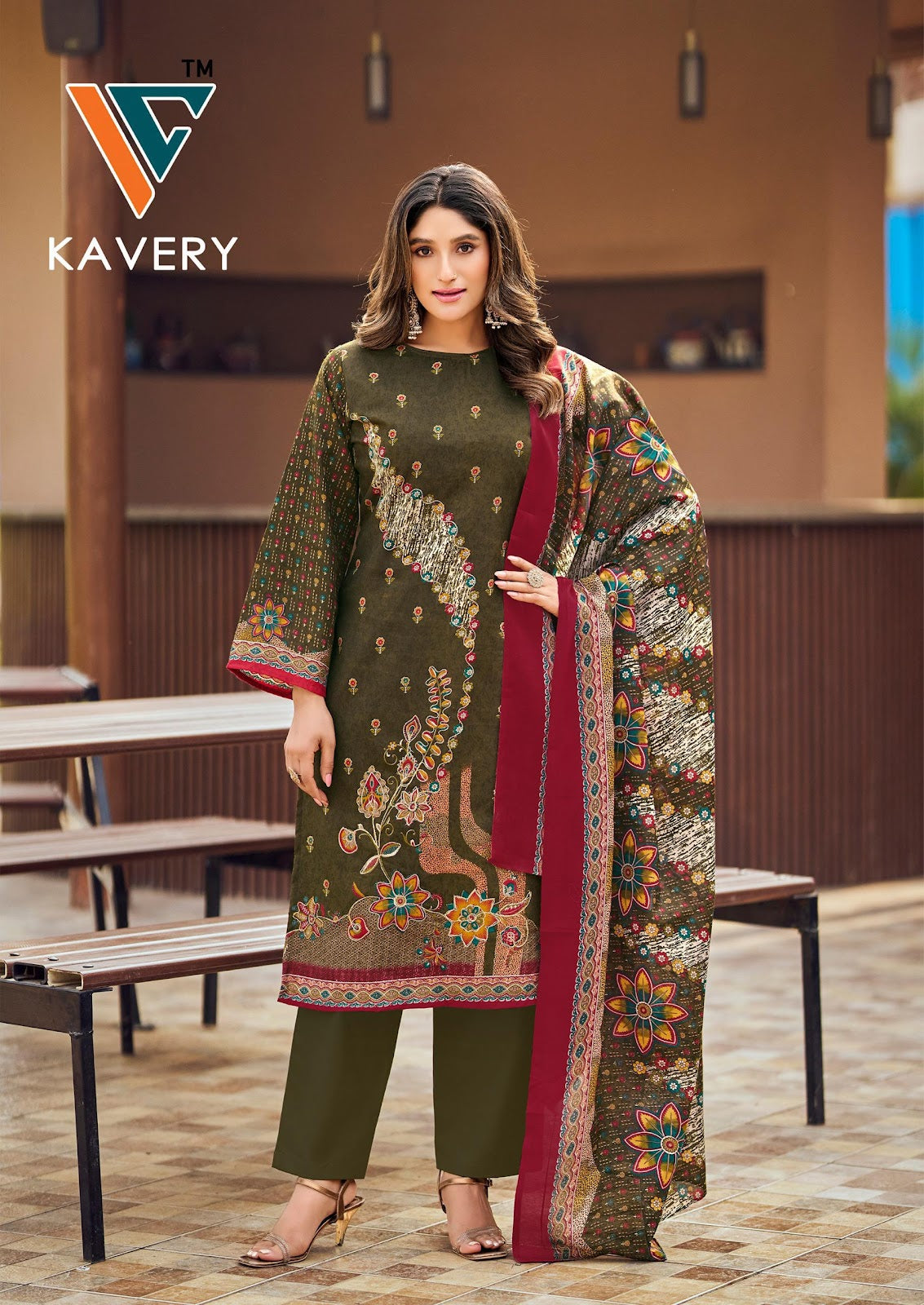 Kavery Vol 1 Vandana Creation Mix Cotton Karachi Salwar Suits Manufacturer Gujarat