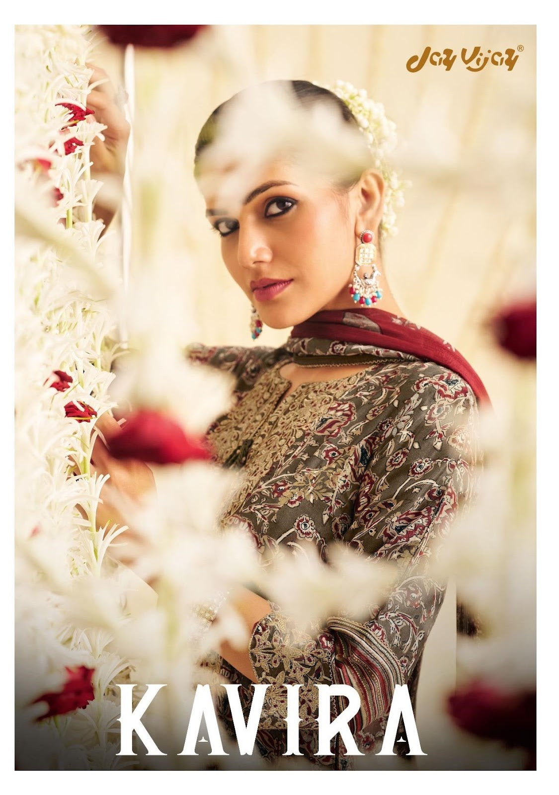 Kavira Jay Vijay Pure Muslin Pant Style Suits Manufacturer Gujarat