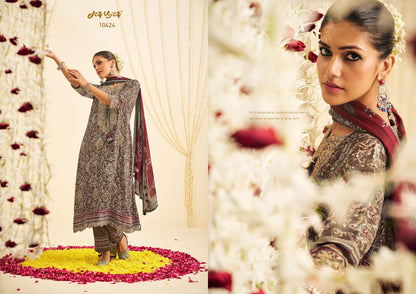 Kavira Jay Vijay Pure Muslin Pant Style Suits Manufacturer Gujarat
