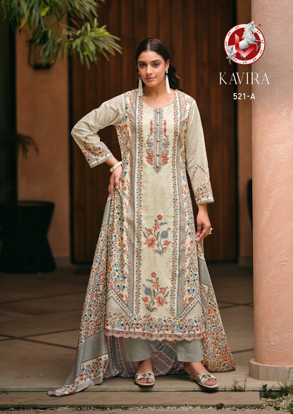 Kavira Vivek Lawn Cotton Pakistani Salwar Suits Exporter Ahmedabad