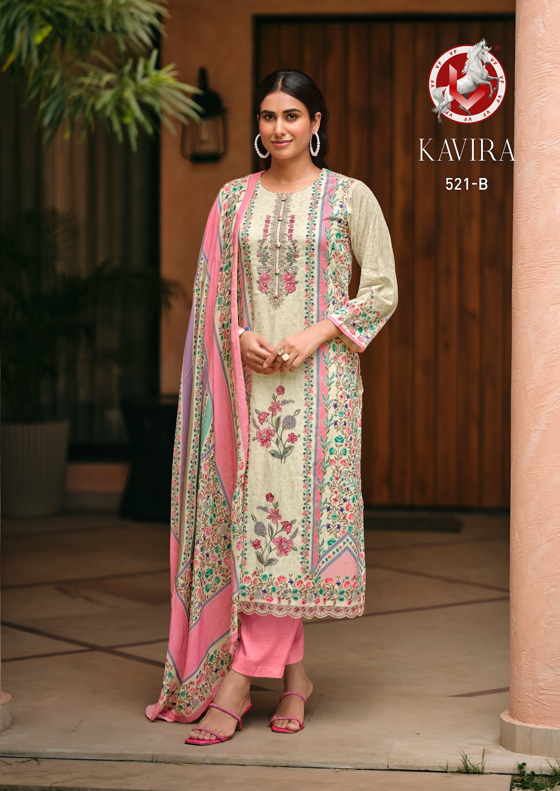 Kavira Vivek Lawn Cotton Pakistani Salwar Suits Exporter Ahmedabad