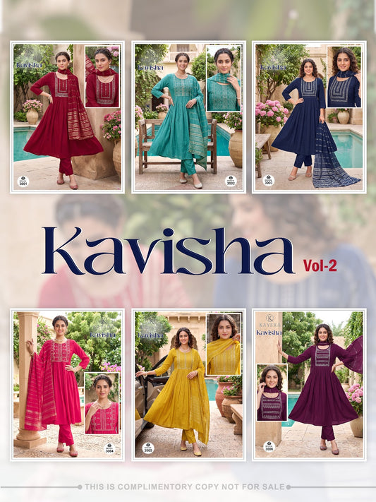 Kavisha Vol 2 Kysa Vertican Readymade Anarkali Suits Wholesale