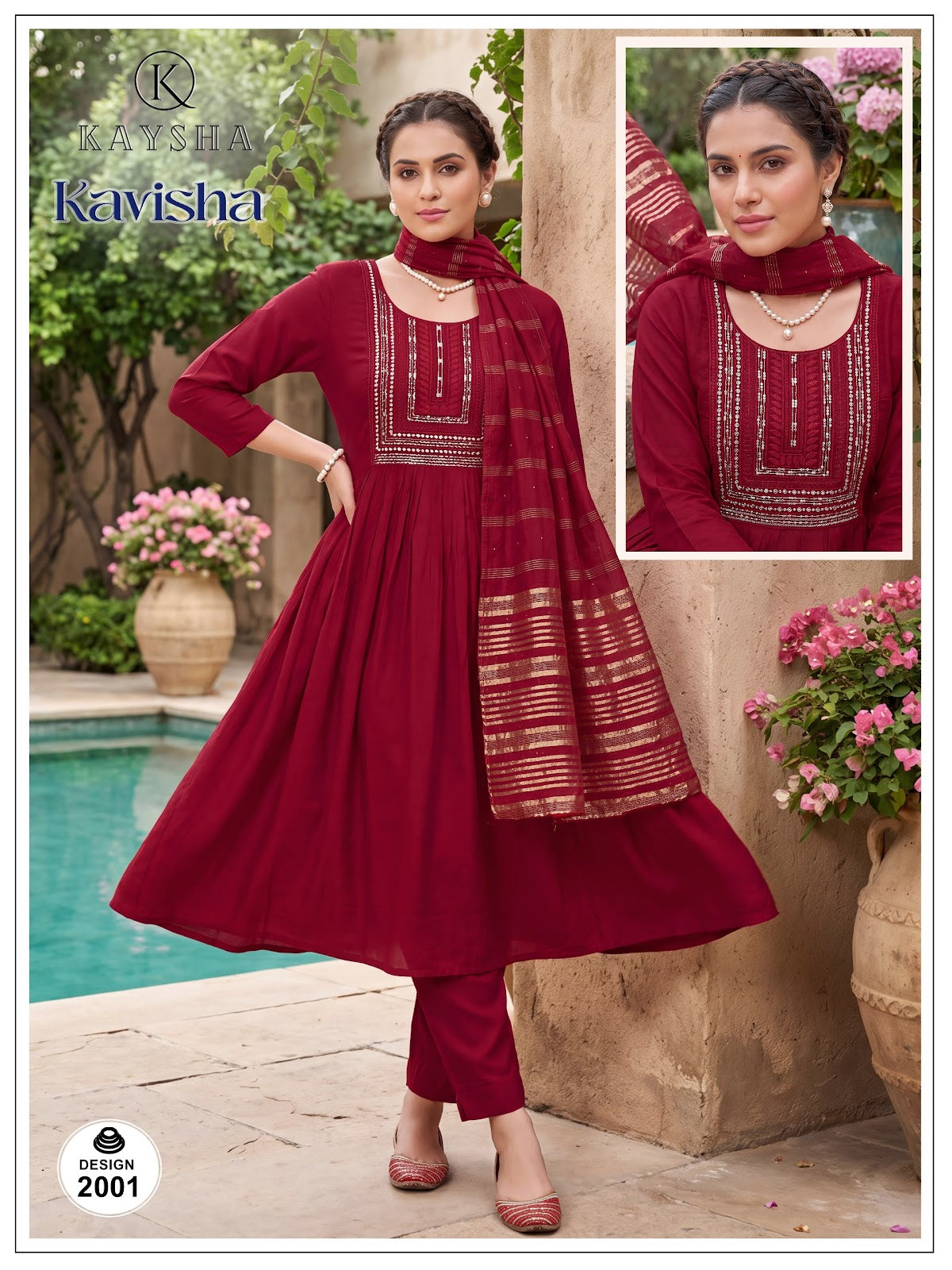 Kavisha Vol 2 Kysa Vertican Readymade Anarkali Suits Wholesale
