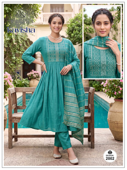 Kavisha Vol 2 Kysa Vertican Readymade Anarkali Suits Wholesale