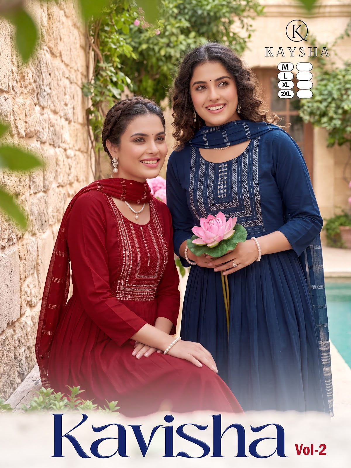 Kavisha Vol 2 Kysa Vertican Readymade Anarkali Suits Wholesale