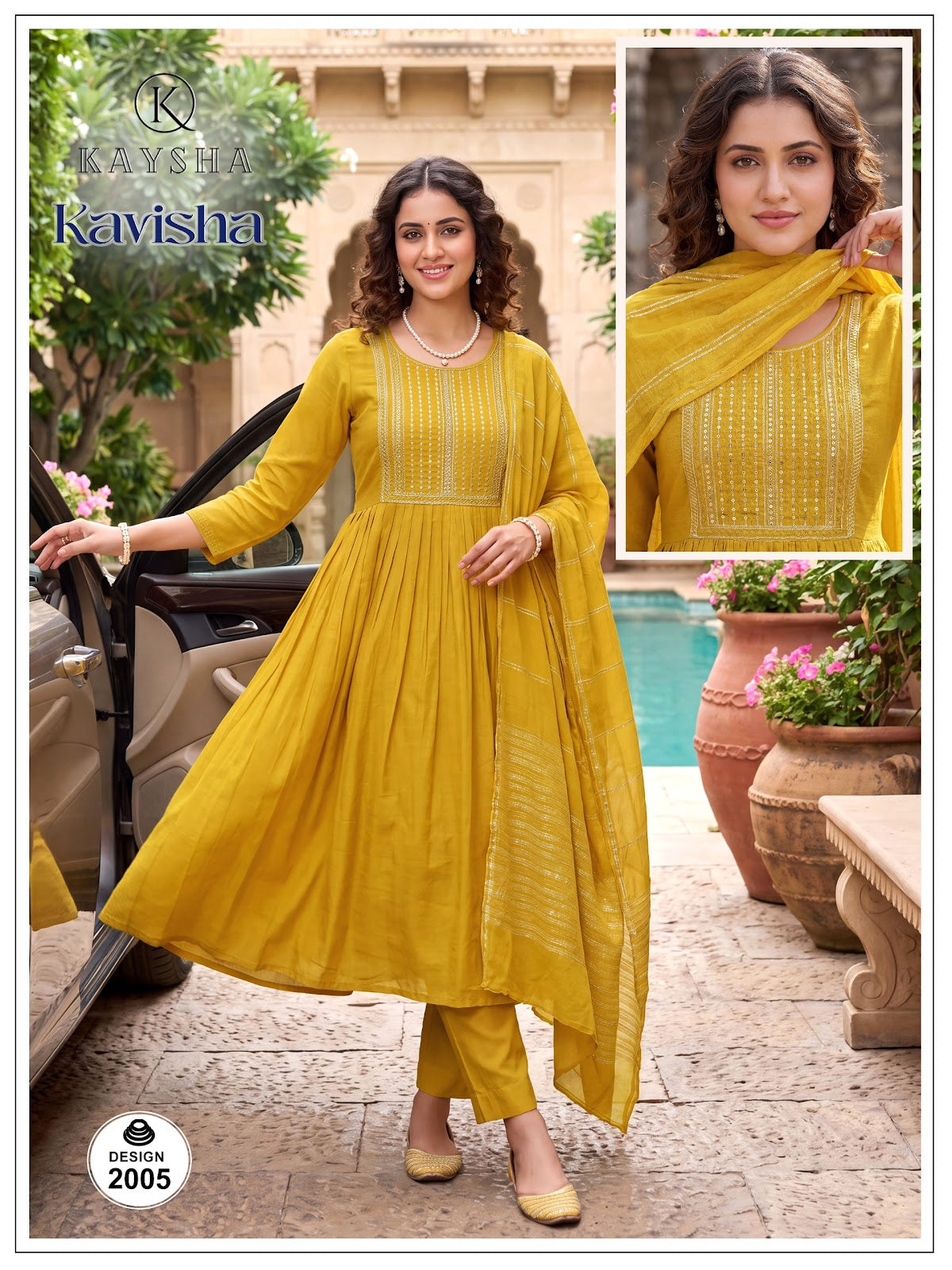Kavisha Vol 2 Kysa Vertican Readymade Anarkali Suits Wholesale