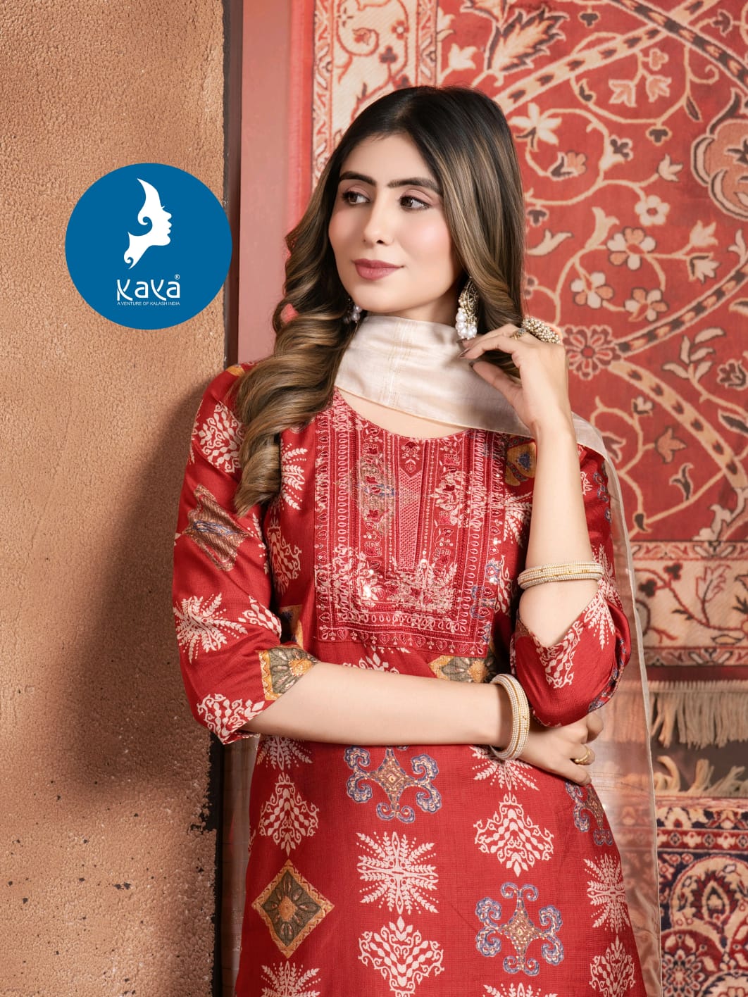 Kavita Kaya Vertical Readymade Pant Style Suits Wholesale Rate