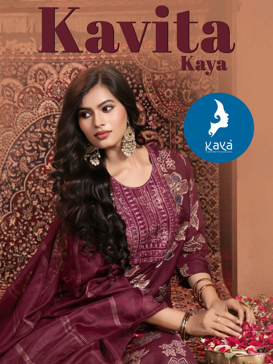 Kavita Kaya Vertical Readymade Pant Style Suits Wholesale Rate