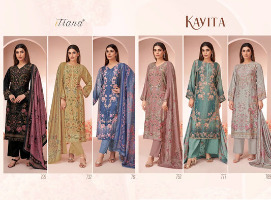 Kavita Sahiba Itarna Muslin Silk Karachi Salwar Suits Wholesaler India