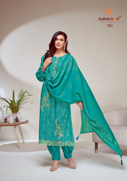 Kavita Vol 1 Suryajyoti Modal Readymade Pant Style Suits Wholesaler India