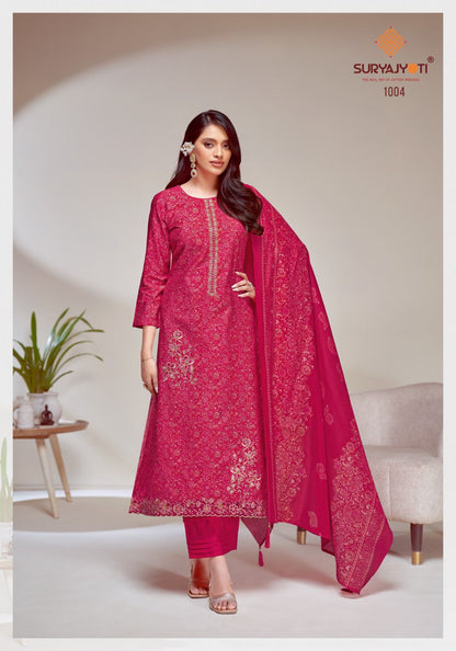 Kavita Vol 1 Suryajyoti Modal Readymade Pant Style Suits Wholesaler India