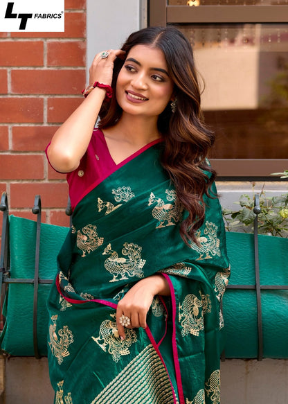 Kavith Vol 6 Lt Fabrics Silk Sarees Wholesale Price