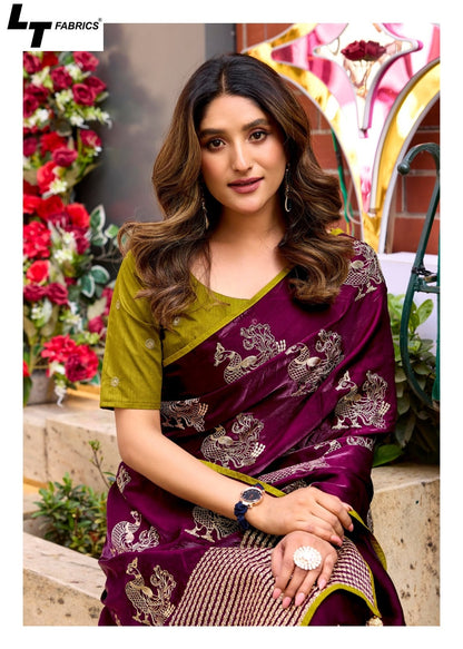 Kavith Vol 6 Lt Fabrics Silk Sarees Wholesale Price