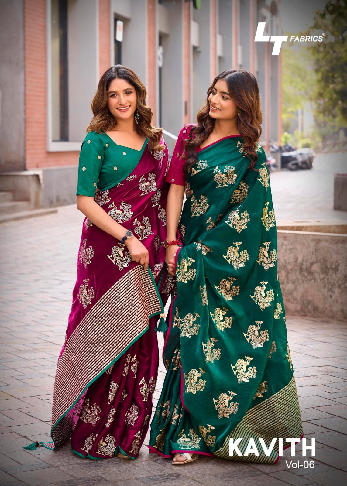 Kavith Vol 6 Lt Fabrics Silk Sarees Wholesale Price