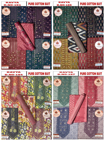 Kavya 0704 Kesar Cotton Salwar Suits Manufacturer India