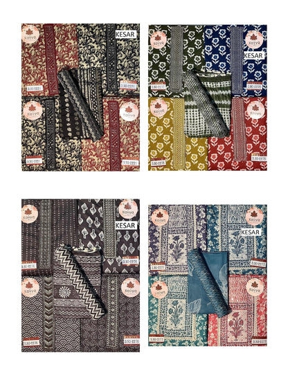 Kavya 1208 Kesar Cotton Salwar Suits Wholesaler India