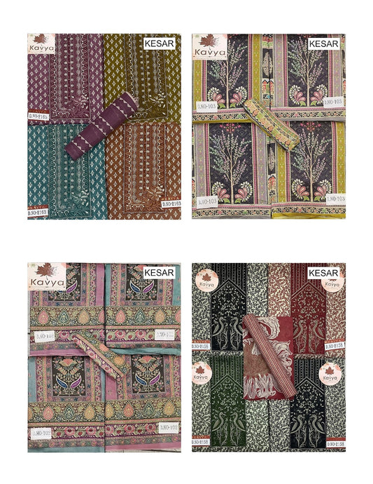 Kavya 1806 Kesar Cotton Salwar Suits Exporter India