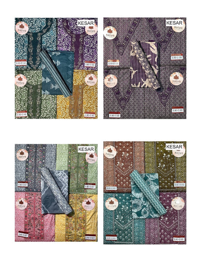 Kavya 1806 Kesar Cotton Salwar Suits Exporter India