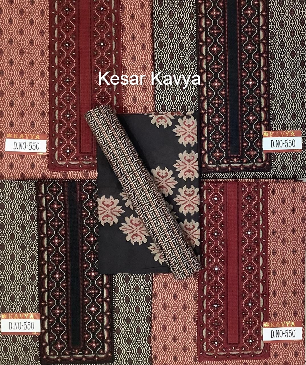 Kavya 220125 Kesar Cotton Salwar Suits Wholesale Rate