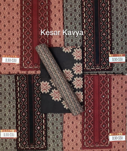 Kavya 220125 Kesar Cotton Salwar Suits Wholesale Rate