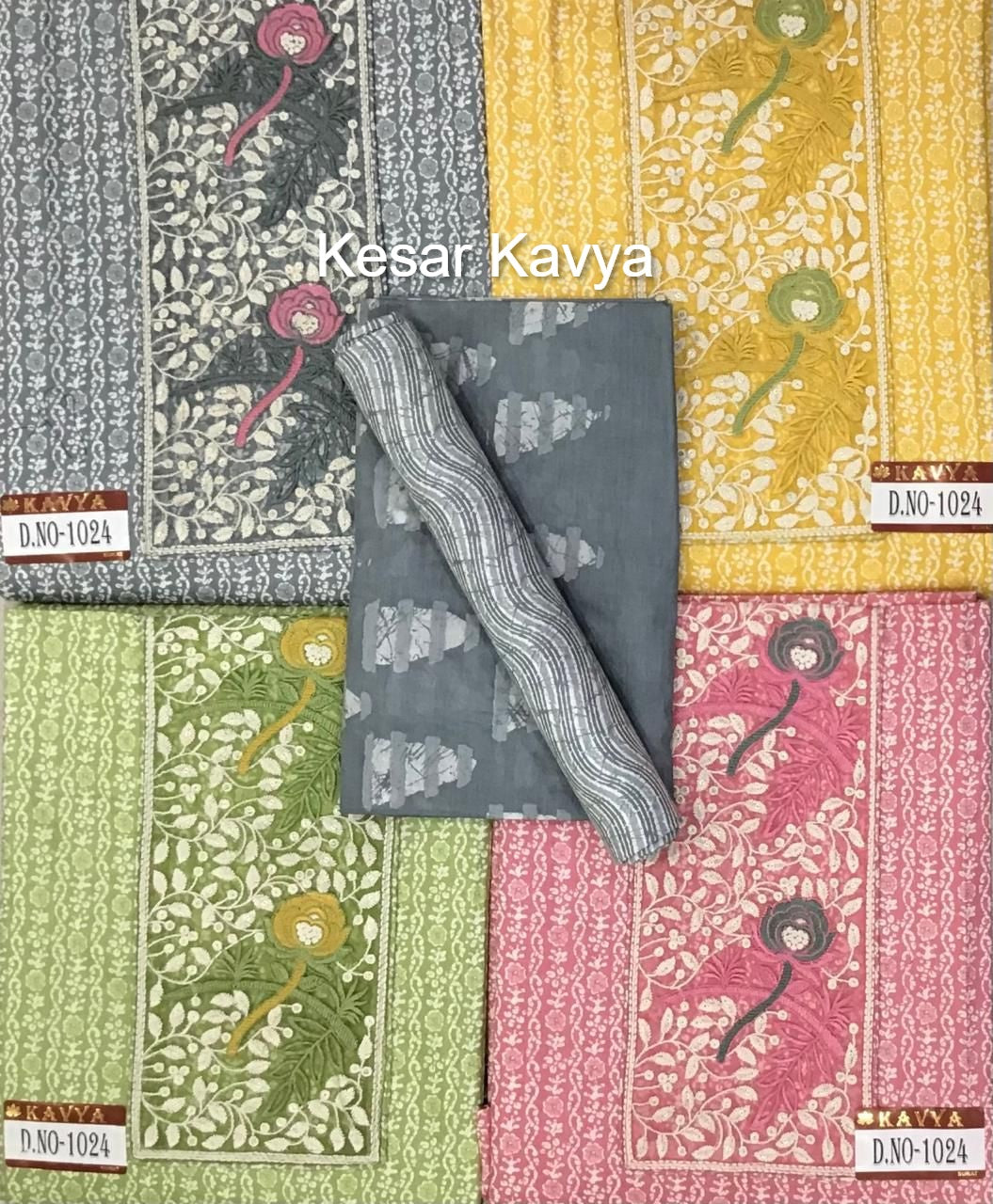 Kavya 220125 Kesar Cotton Salwar Suits Wholesale Rate