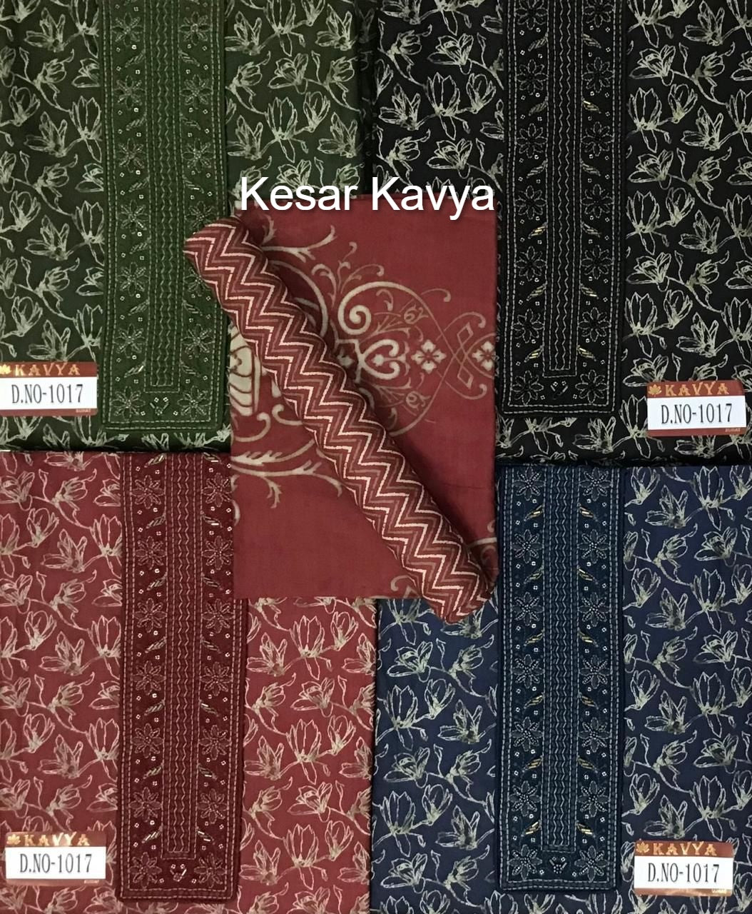 Kavya 220125 Kesar Cotton Salwar Suits Wholesale Rate