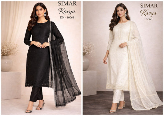 Kavya Dn 10068 Simar Organza Pant Style Suits Exporter India