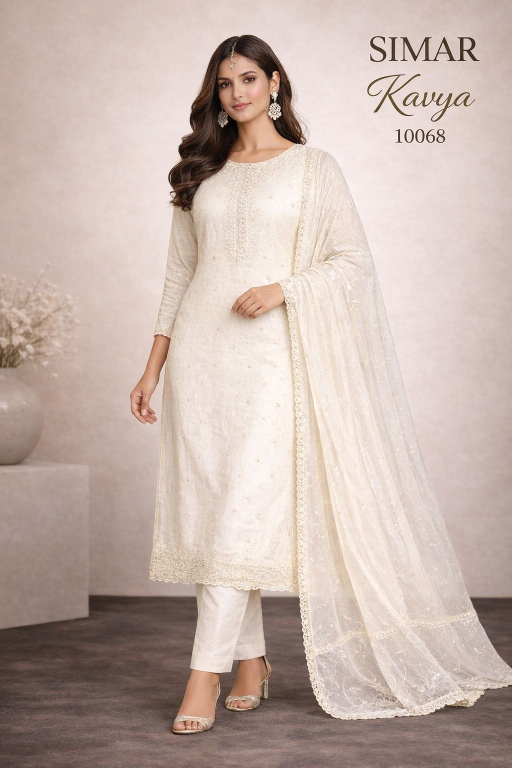 Kavya Dn 10068 Simar Organza Pant Style Suits Exporter India