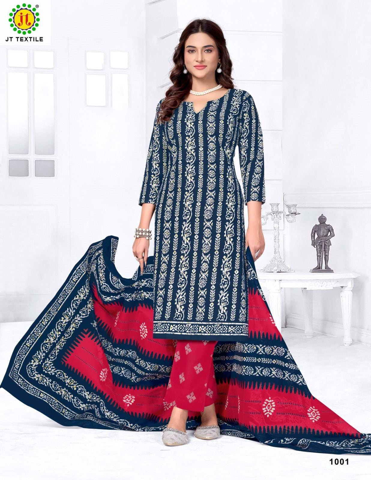 Kavya Jeeva Jt Readymade Cotton Pant Suits Manufacturer