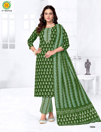 Kavya Jeeva Jt Readymade Cotton Pant Suits Manufacturer