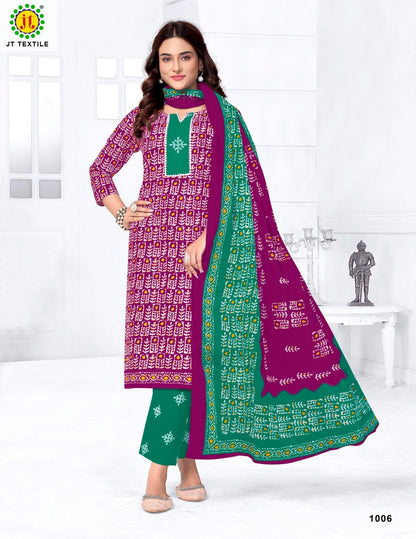 Kavya Jeeva Jt Readymade Cotton Pant Suits Manufacturer