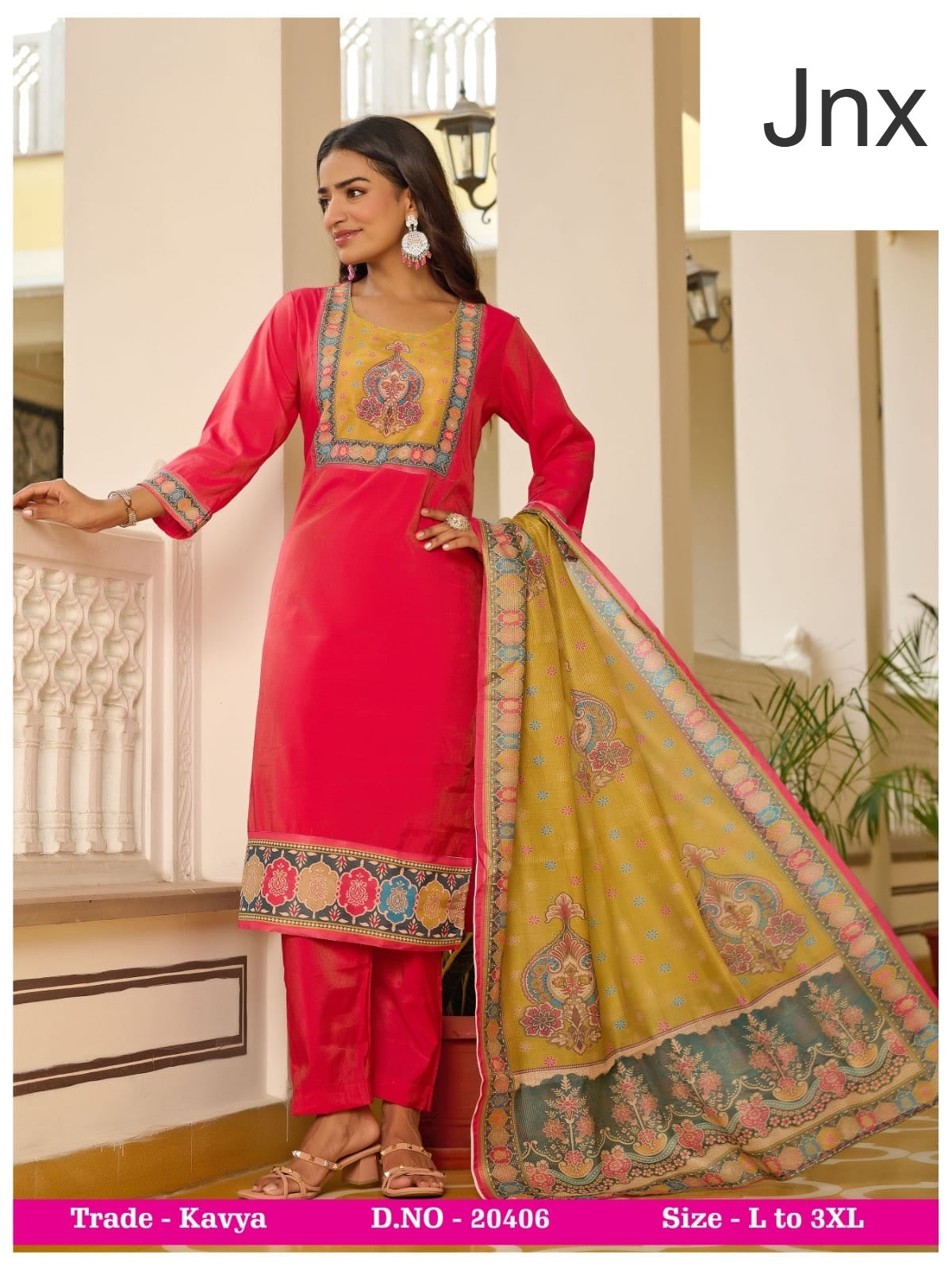 Kavya Jnx Simar Readymade Pant Style Suits Wholesale Price