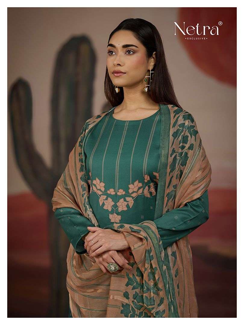 Kavya Netra Premium Cotton Pant Style Suits Supplier Ahmedabad
