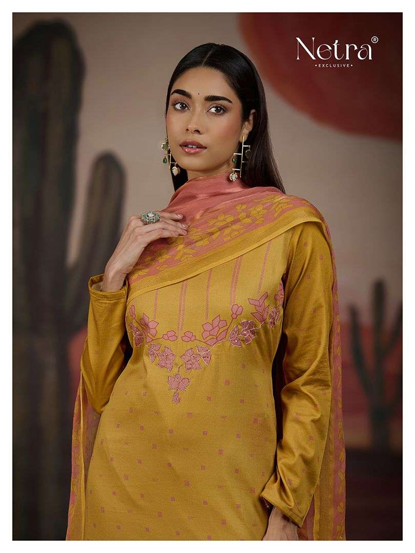 Kavya Netra Premium Cotton Pant Style Suits Supplier Ahmedabad