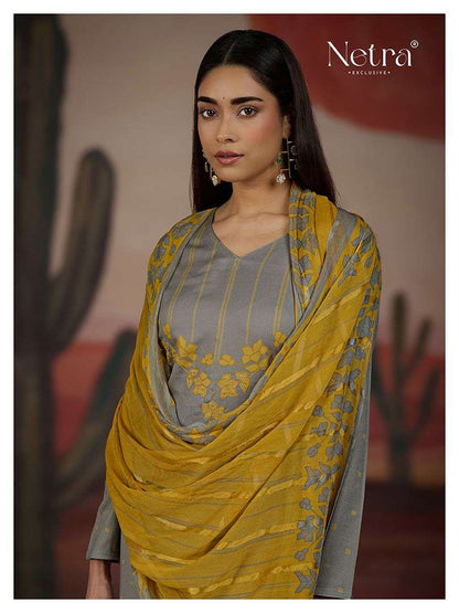 Kavya Netra Premium Cotton Pant Style Suits Supplier Ahmedabad