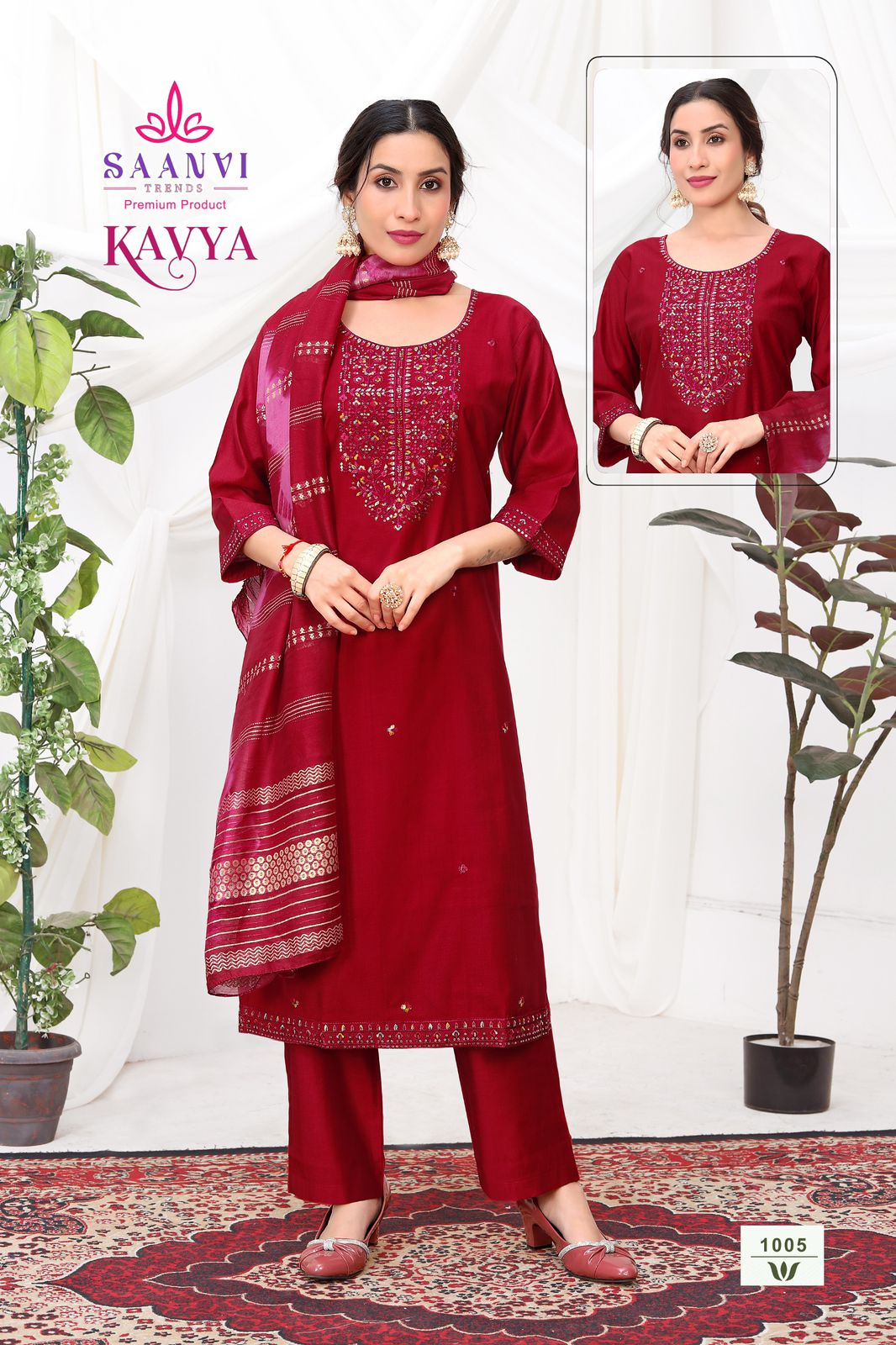 Kavya Vol 1 Saanvi Vetican Readymade Pant Style Suits Supplier Ahmedabad