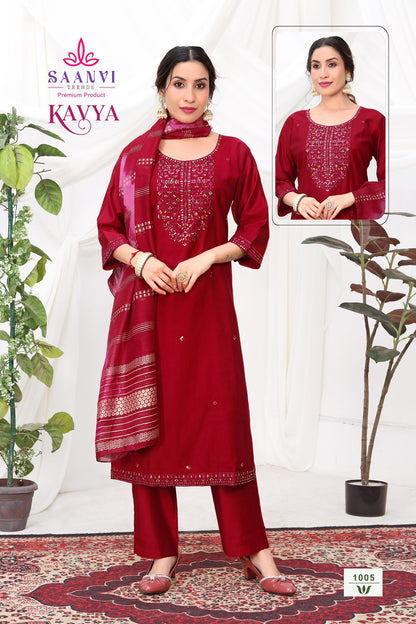 Kavya Vol 1 Saanvi Vetican Readymade Pant Style Suits Supplier Ahmedabad