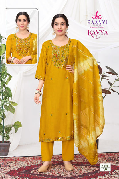 Kavya Vol 1 Saanvi Vetican Readymade Pant Style Suits Supplier Ahmedabad