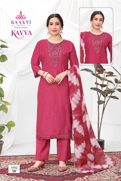 Kavya Vol 1 Saanvi Vetican Readymade Pant Style Suits Supplier Ahmedabad