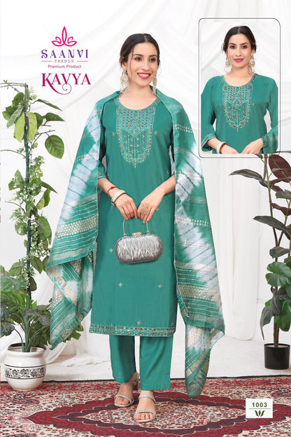 Kavya Vol 1 Saanvi Vetican Readymade Pant Style Suits Supplier Ahmedabad