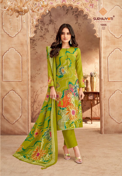 Kavya Vol 1 Suryajyoti Modal Pant Style Suits Wholesaler India