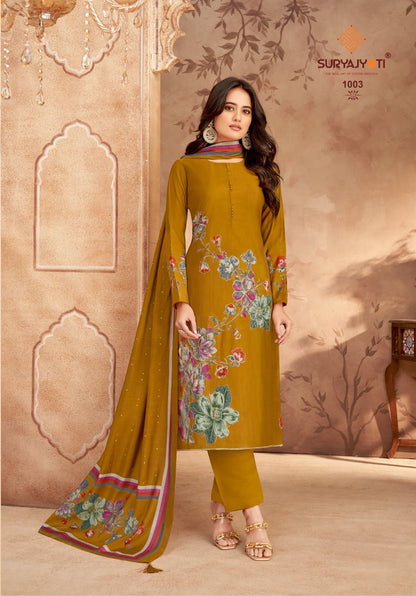 Kavya Vol 1 Suryajyoti Modal Pant Style Suits Wholesaler India