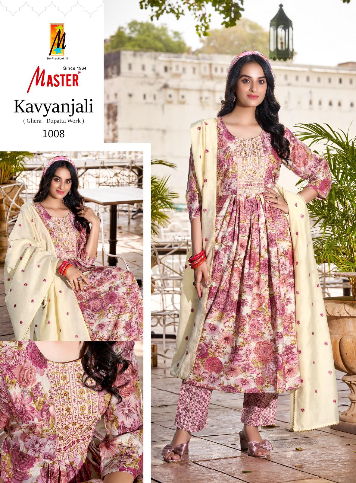 Kavyanjali Master Rayon Foil Readymade Anarkali Suits Manufacturer Gujarat