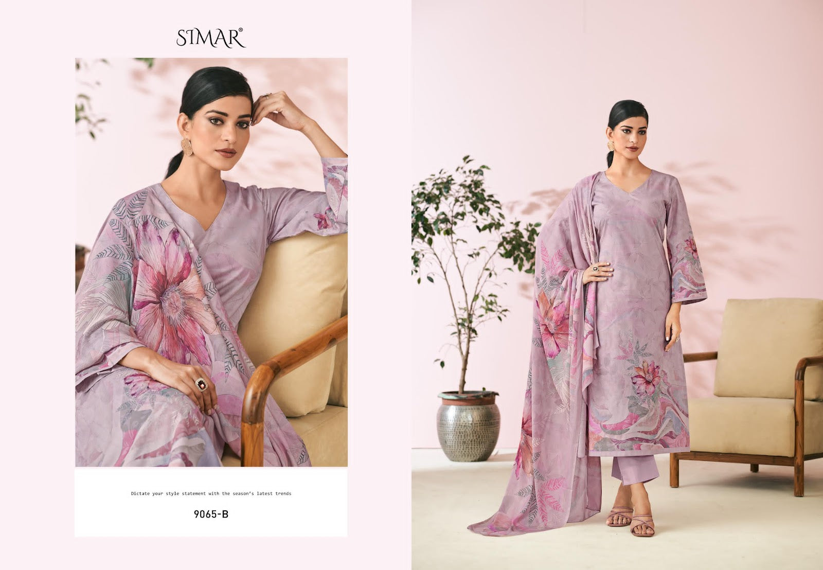 Kayaa Simar Lawn Cotton Pant Style Suits Supplier Ahmedabad