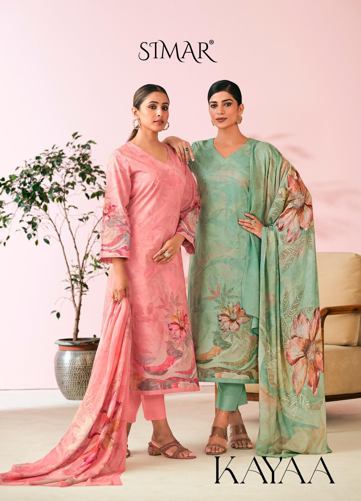 Kayaa Simar Lawn Cotton Pant Style Suits Supplier Ahmedabad
