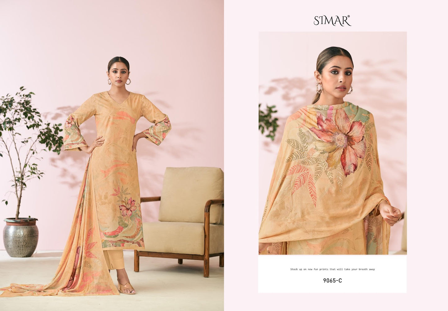 Kayaa Simar Lawn Cotton Pant Style Suits Supplier Ahmedabad