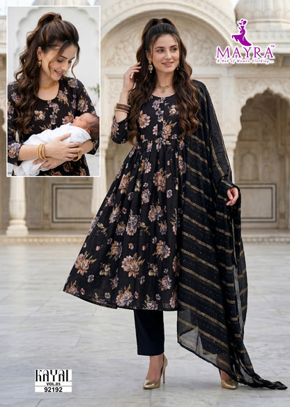 Kayal Vol 5 Mayra Vertican Feeding Readymade Suit Wholesale Rate