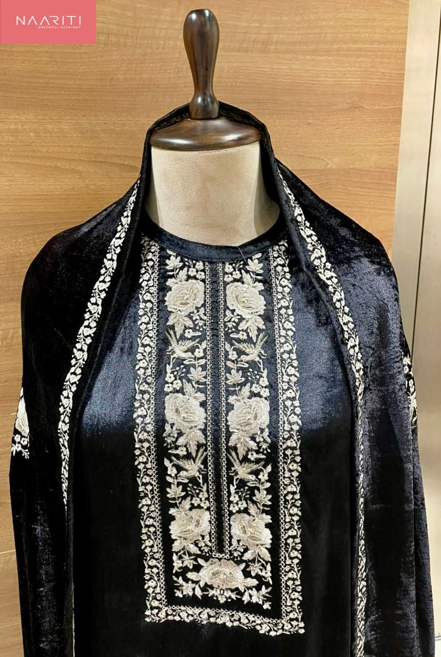 Kayash Naariti Velvet Suits Wholesaler Ahmedabad